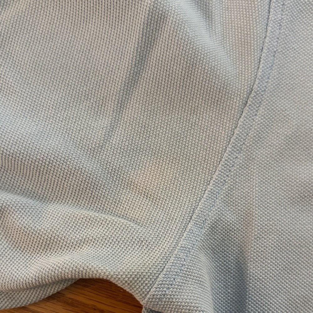 Burberry Sky Blue Polo Shirt - Picture 7 of 8